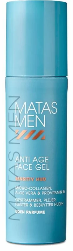 Matas Striber Dagcreme<Men Anti Age Face Gel til Sensitiv Hud Uden Parfume