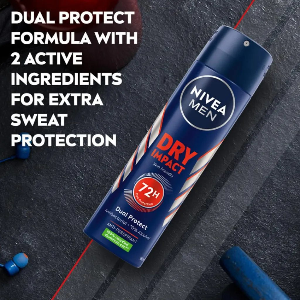 NIVEA Deodoranter|Til Ham>Men Deodorant Dry Impact Spray