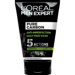 L'Oréal Paris Ansigtspleje>Men Expert Face Cleansing Gel Pure Charcoal Wash