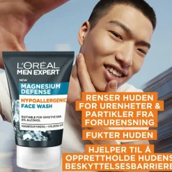 L'Oréal Paris Ansigtspleje<Men Expert Magnesium Defence Hypoallergenic Face Wash