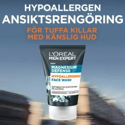 L'Oréal Paris Ansigtspleje<Men Expert Magnesium Defence Hypoallergenic Face Wash