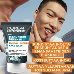 L'Oréal Paris Ansigtspleje<Men Expert Magnesium Defence Hypoallergenic Face Wash