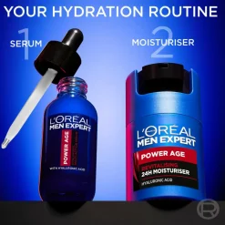 L'Oréal Paris Ansigtspleje<Men Expert Power Age Hyaluronic Multi-Action Serum