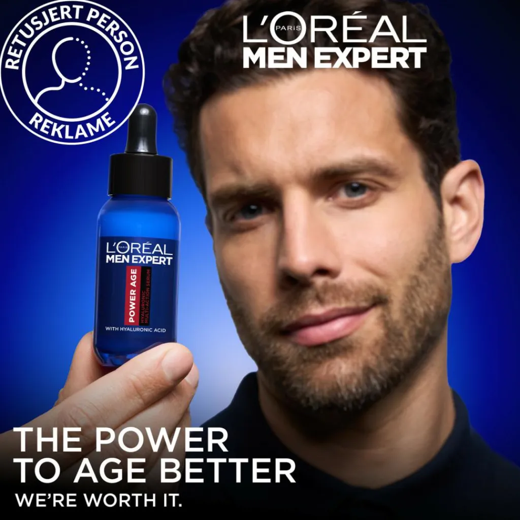 L'Oréal Paris Ansigtspleje<Men Expert Power Age Hyaluronic Multi-Action Serum