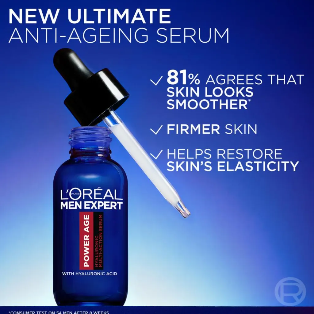 L'Oréal Paris Ansigtspleje<Men Expert Power Age Hyaluronic Multi-Action Serum