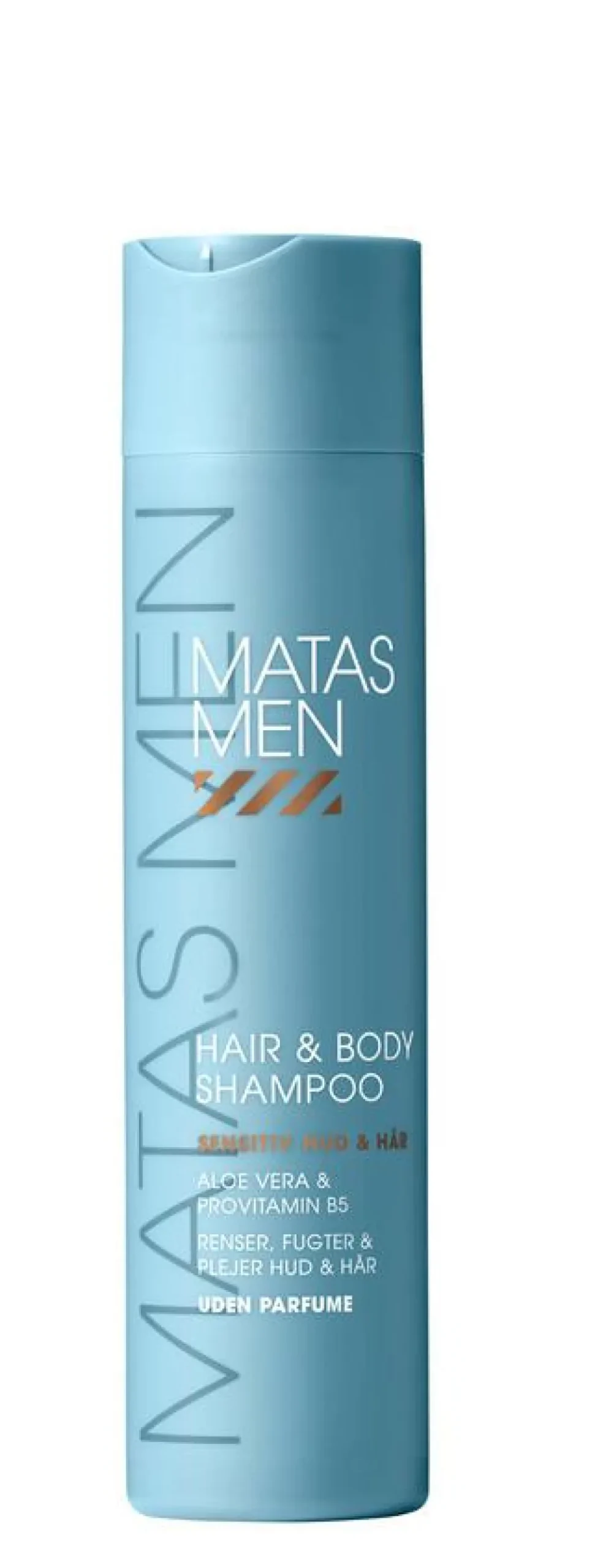Matas Striber Shampoo|Kropspleje>Men Hair & Body Shampoo til Sensitiv Hud Uden Parfume