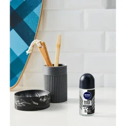 NIVEA Men Invisible Black & White Deo Roll-On< Deodoranter|Til Ham