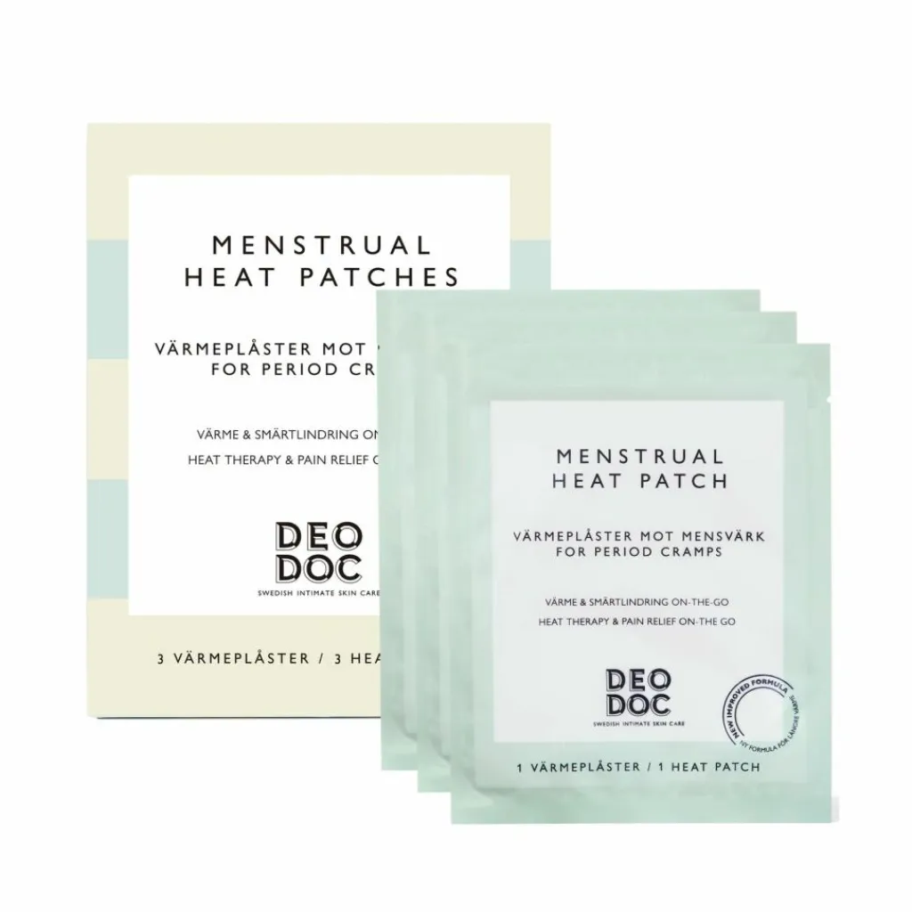 DeoDoc Smerteplastre|Varmebehandling<Menstrual Heat Patches