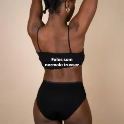 AllMatters Menstruationstrusser High Waist Moderat/Kraftig< Bind & Indlæg