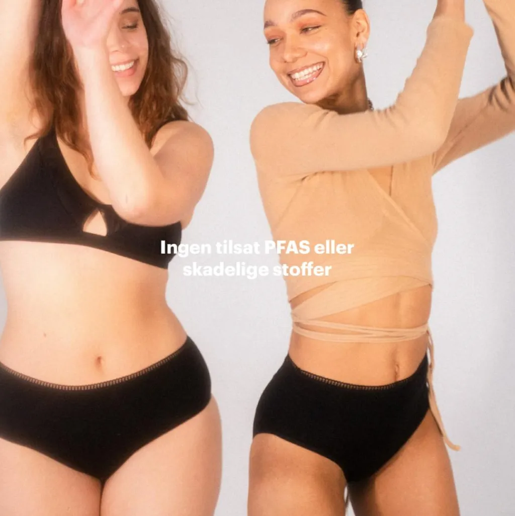 AllMatters Menstruationstrusser High Waist Moderat/Kraftig< Bind & Indlæg