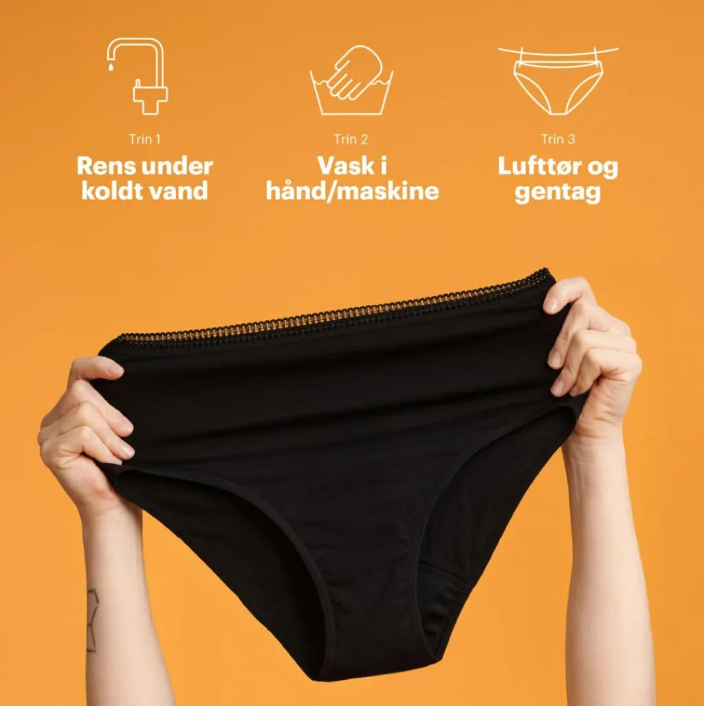 AllMatters Menstruationstrusser High Waist Moderat/Kraftig< Bind & Indlæg