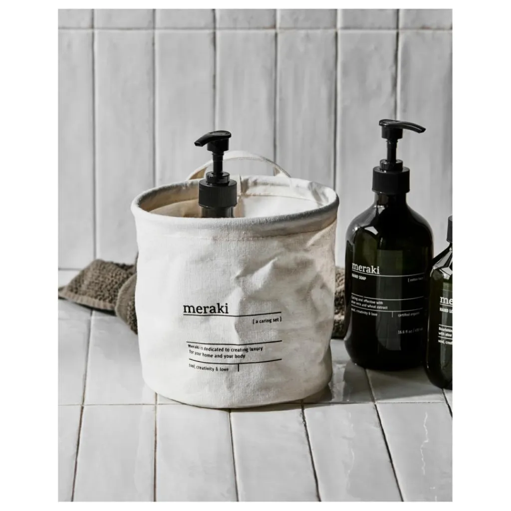 Meraki Storage Basket Caring White< Opbevaring & Organisering