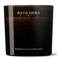 Molton Brown Mesmerising Oudh Accord & Gold Scented Candle< Lys & Lamper