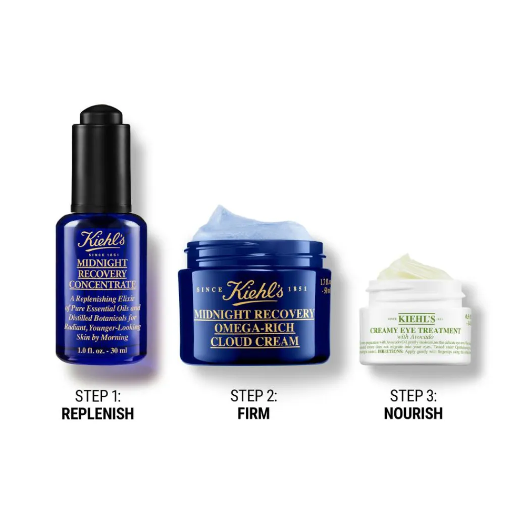 Kiehl’s Midnight Recovery Omega-Rich Cloud Cream Night< Dagcreme