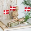 Langkilde & Søn Indretning<Mini Bordflag med Dannebrog