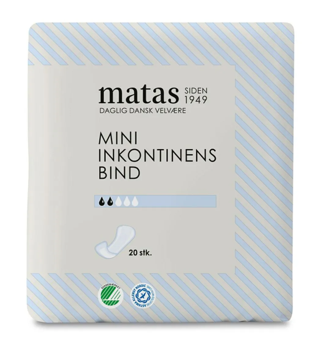 Matas Striber Mini Inkontinens Bind< Inkontinens