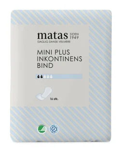 Matas Striber Mini Plus Inkontinens Bind< Inkontinens