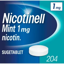 Nicotinell Nikotintabletter|Rygestop>Mint Sugetablet 1 mg