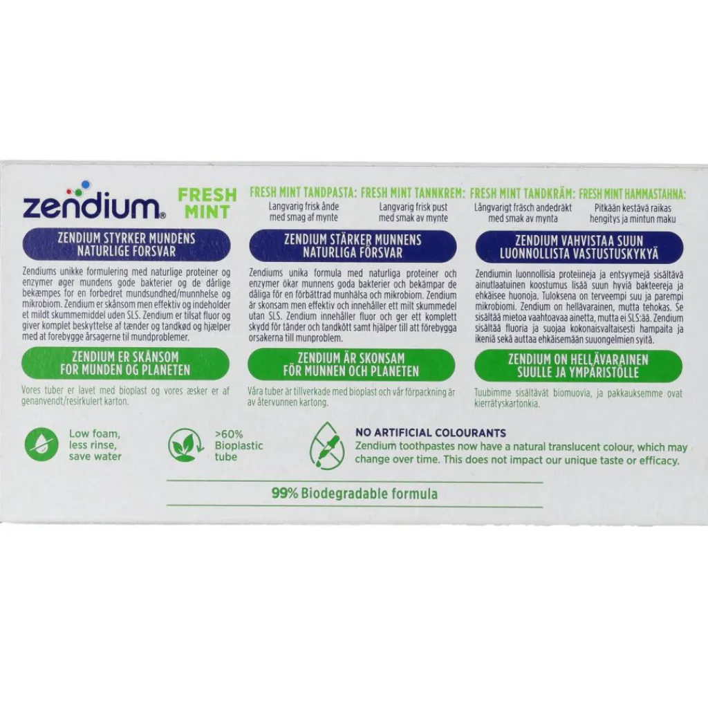 Zendium Mint Tandpasta< Mund & Tandpleje