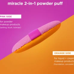 Real Techniques Makeupsvampe>Miracle 2-in1 Powder Puff Duo