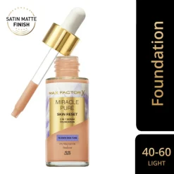 Max Factor Miracle Pure 2in1 Skin Reset Serum Foundation< Foundation