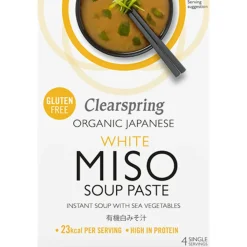 Clearspring Dressing & Saucer<Miso Soup Paste hvid m. tang Ø