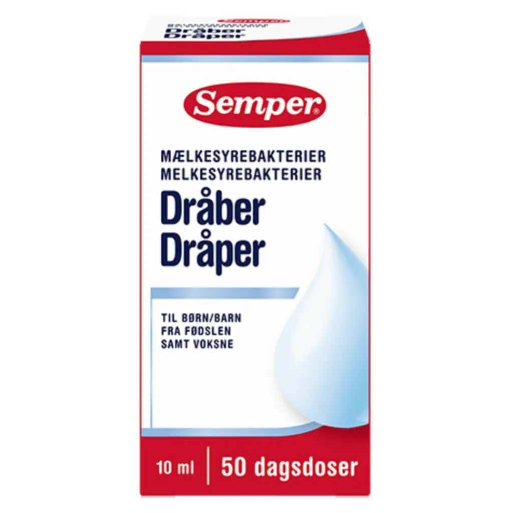 Semper Mælkesyrebakterie Dråber<Børn Mælkesyrebakterier Til Børn|Ingredienser