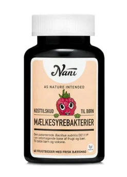 Nani Mælkesyrebakterier Til Børn|Ingredienser>Mælkesyrebakterier til Børn