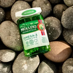 Möller's Tran Fiskeolie & Omega 3<kapsler med Vitamin A, D og E
