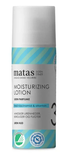 Matas Striber Dagcreme<Moisturizing Lotion til Uren Hud Uden Parfume