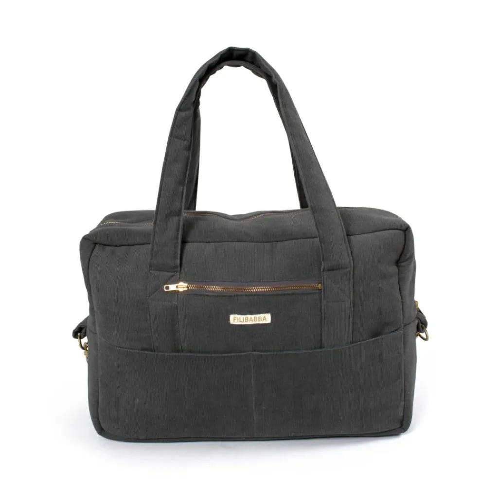 Filibabba Mommybag Fløjl<Børn Pusletid|Tasker & Punge