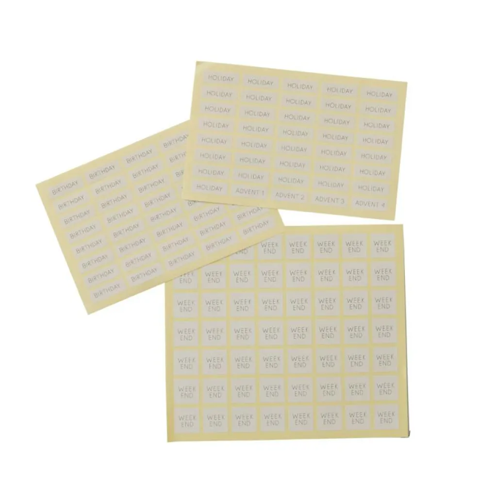 Design Letters Indretning<Monthly Planner Papir