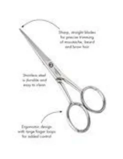 Tweezerman Moustache Scissors< Skægsakse