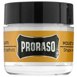 Proraso Skægvoks|Skægpleje>Moustache Voks, Wood & Spice, 15 ml.