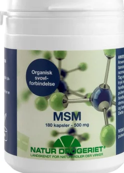 Natur Drogeriet Mund & Tandpleje>MSM Kapsler 500 mg
