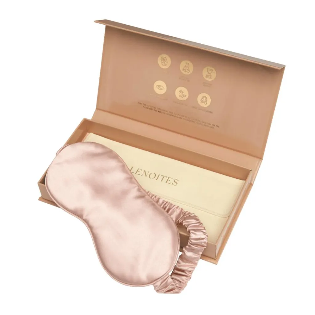 Lenoites Mulberry Sleep Mask with Pouch< Sovemasker|Sovemasker