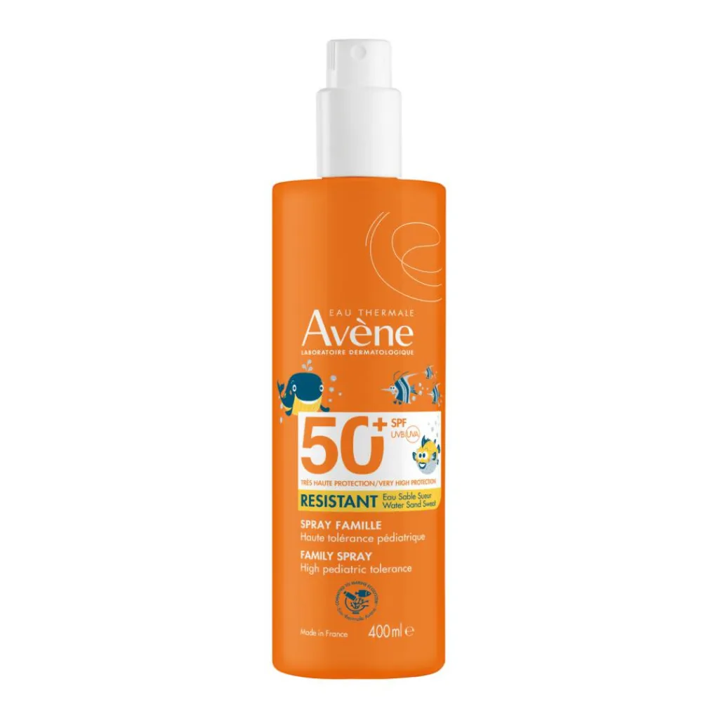 Avène Multi-resistant Family Sun Spray SPF50+<Børn Solcreme Til Børn|Hudpleje Til Børn