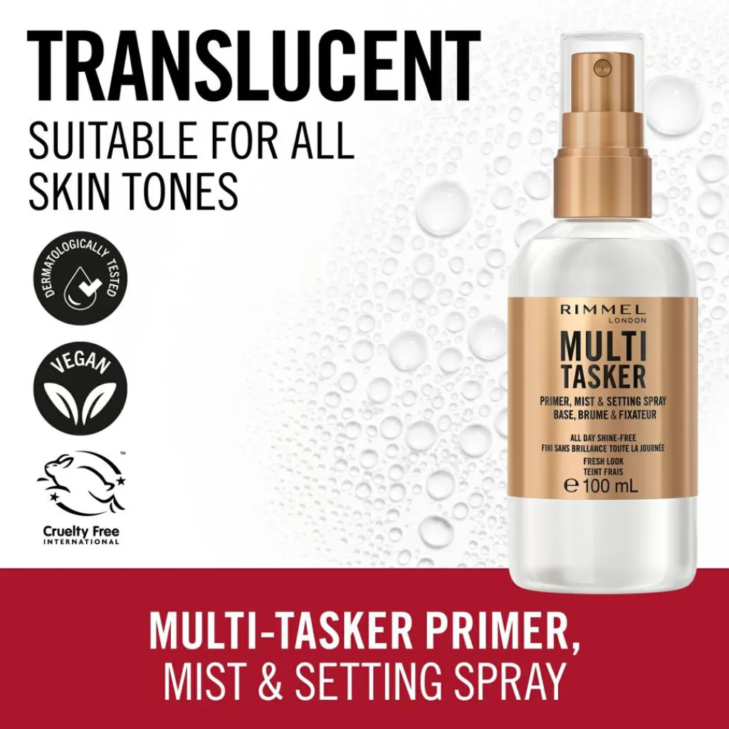 Rimmel Multi-Tasker Primer, Mist & Setting Spray< Setting Spray