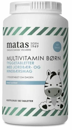 Matas Striber Børnevitaminer|Børnevitaminer<Multivitamin Børn m. sukker