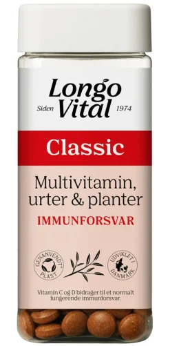 Longo Vital Multivitaminer>Multivitamin Classic med urter & planter