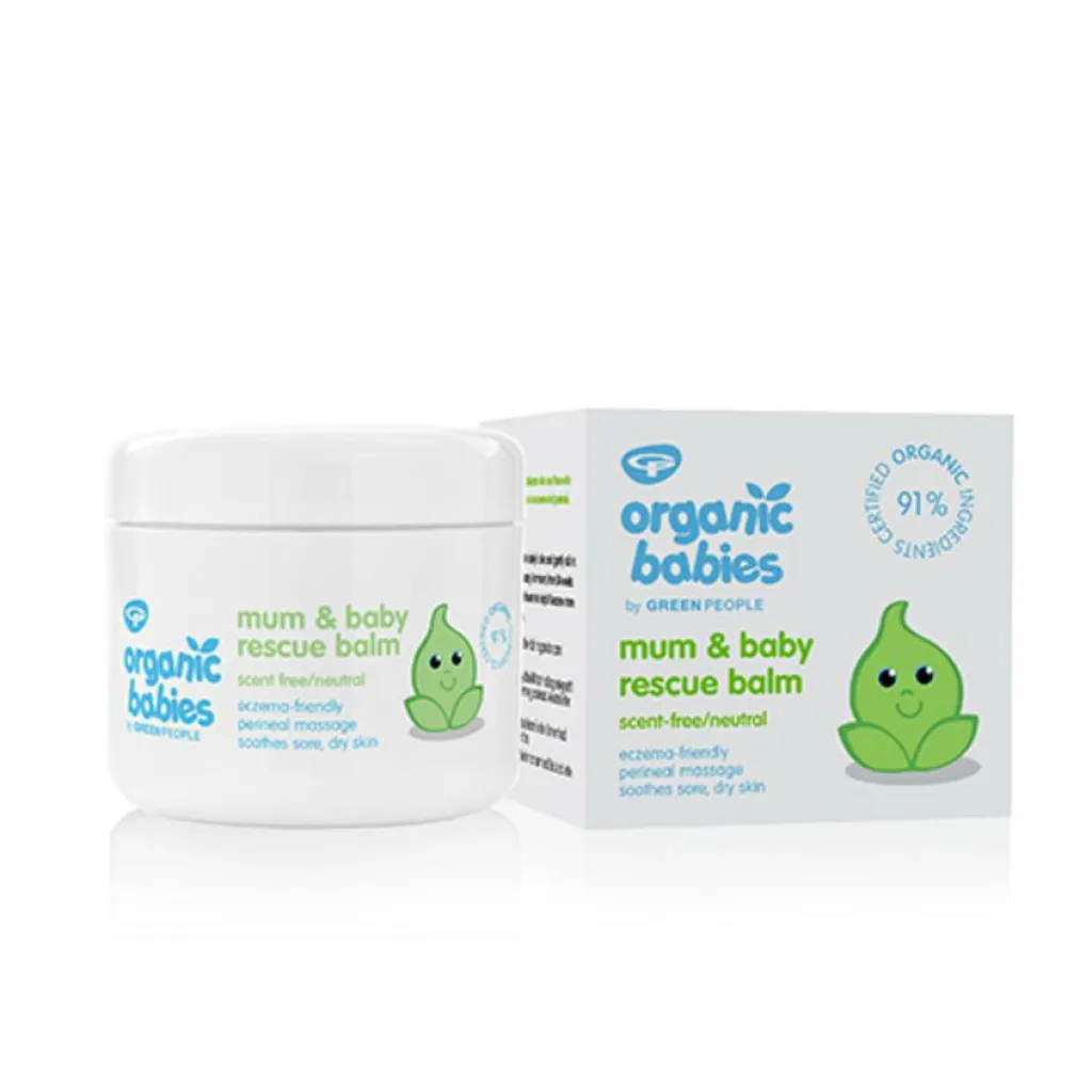Green People Babysalve|Hudpleje Til Børn<Mum & Baby rescue balm neutral