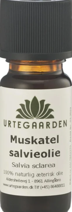 Urtegaarden Ansigtsolie>Muskatelsalvieolie Ren Æterisk Olie