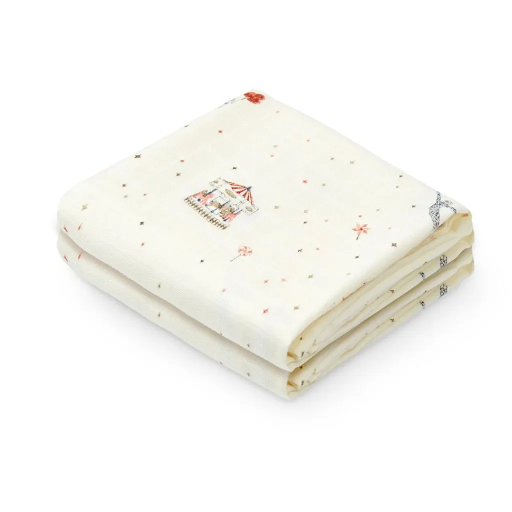 Cam Cam Copenhagen Muslin Cloth 2-pak<Børn Pusletid