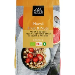 Urtekram Gryn, Flager & Drys<Mysli Fruit & Nuts Ø