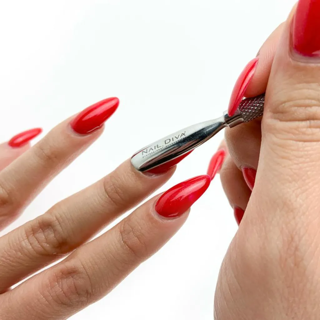 CND Negletilbehør<Nail Diva Neglebåndsskubber i Rustfrit Stål
