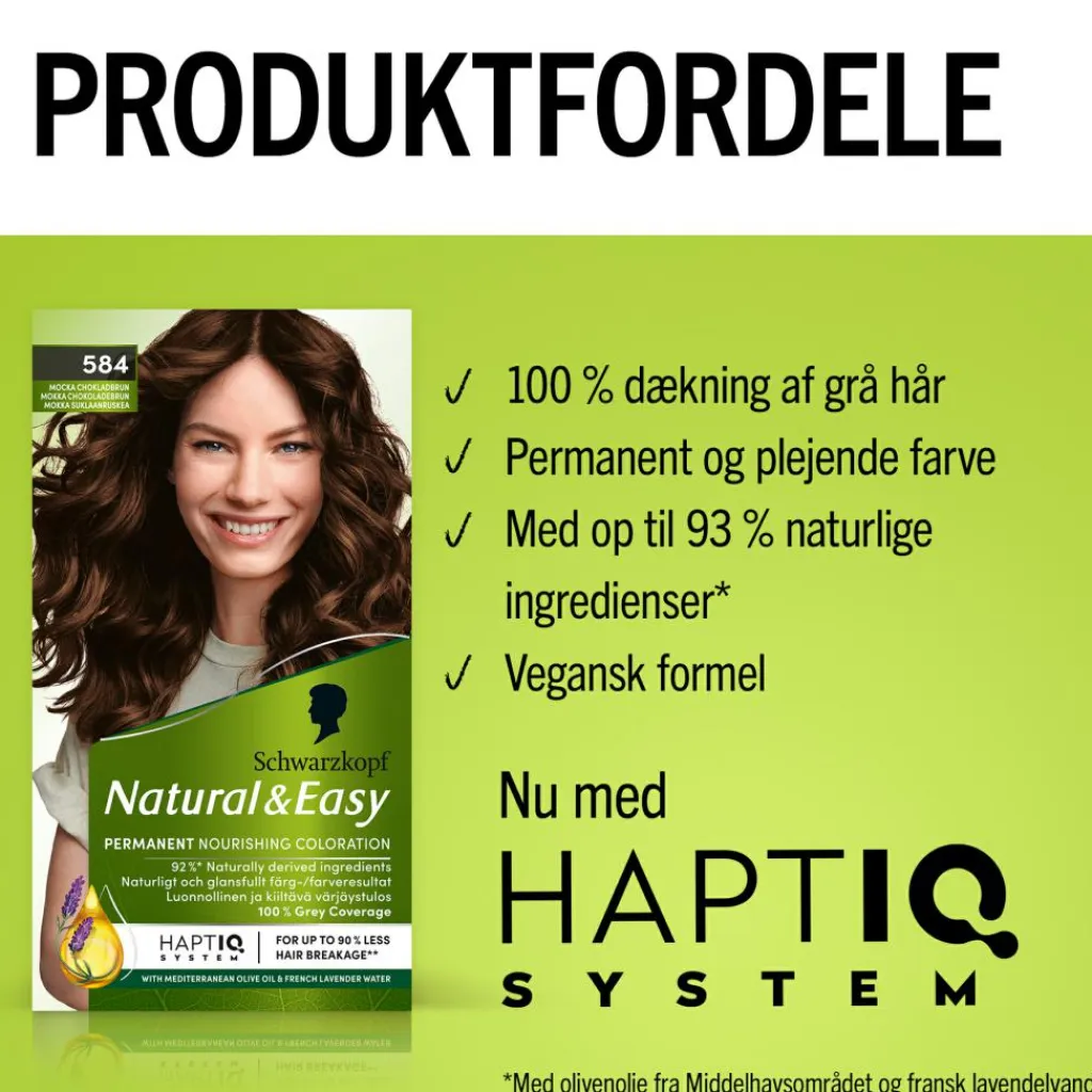 Schwarzkopf Permanent Hårfarve>Natural & Easy Hårfarve