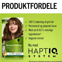 Schwarzkopf Natural & Easy Hårfarve< Permanent Hårfarve