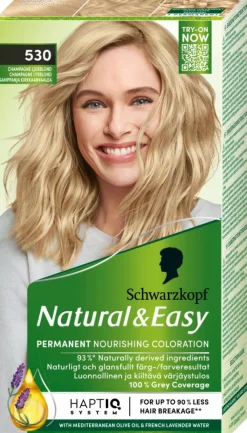 Schwarzkopf Permanent Hårfarve<Natural & Easy Hårfarve