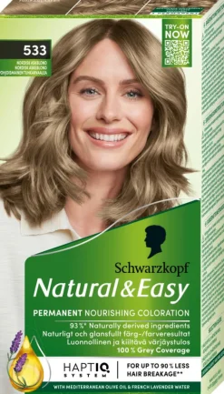Schwarzkopf Permanent Hårfarve<Natural & Easy Hårfarve