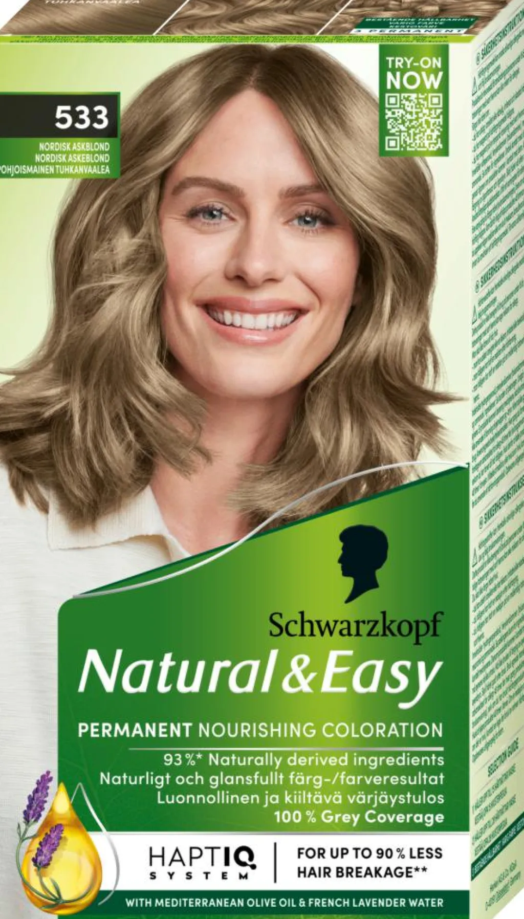 Schwarzkopf Permanent Hårfarve<Natural & Easy Hårfarve